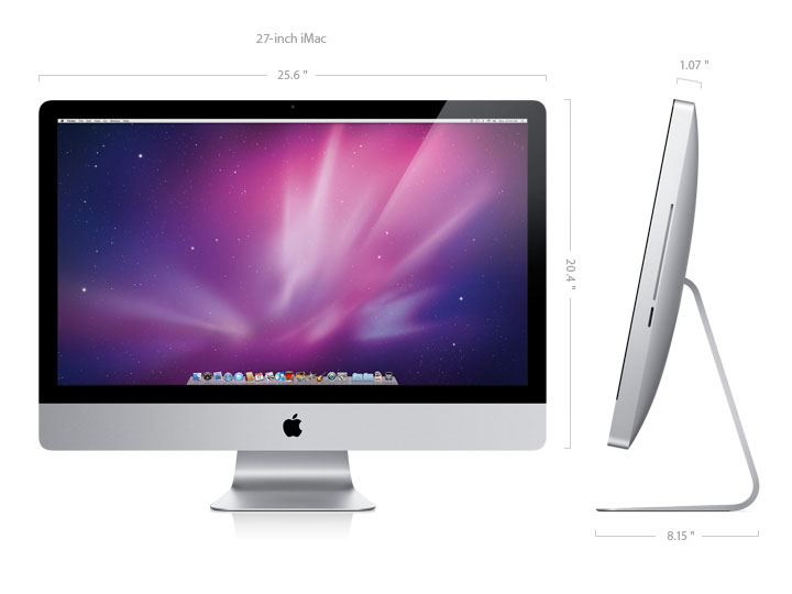 Apple iMac 27" 3.4GHz Quad-Core Intel Core i7  , 16GB 1333MHz , AMD Radeon HD 6970M 2GB GDDR5 , 3  !